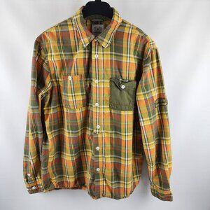 Parish Nation Mens 2XL Multi Plaid Vintage L/S Button Up